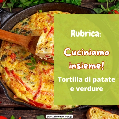 TORTILLA CON PATATE E VERDURE