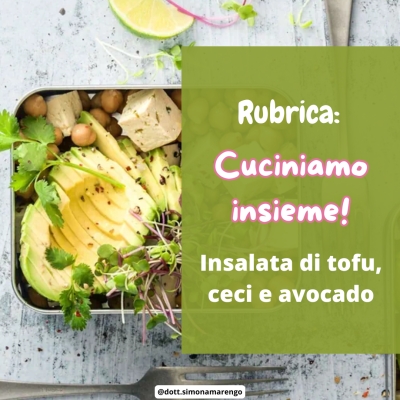 INSALATA DI TOFU, CECI E AVOCADO
